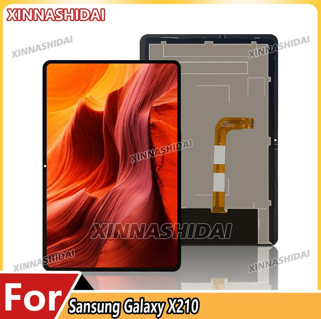 Samsung Galaxy Tab SM-X210 LCD Display Touchscreen Digitizer Montage Ersatzteil in Schwarz - Bild 1