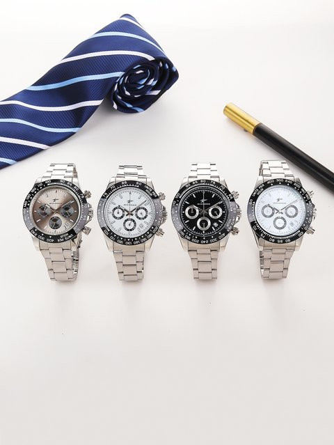 RICECGO Armbanduhr Quarz, Edelstahl, Blau, Herren - Bild 1