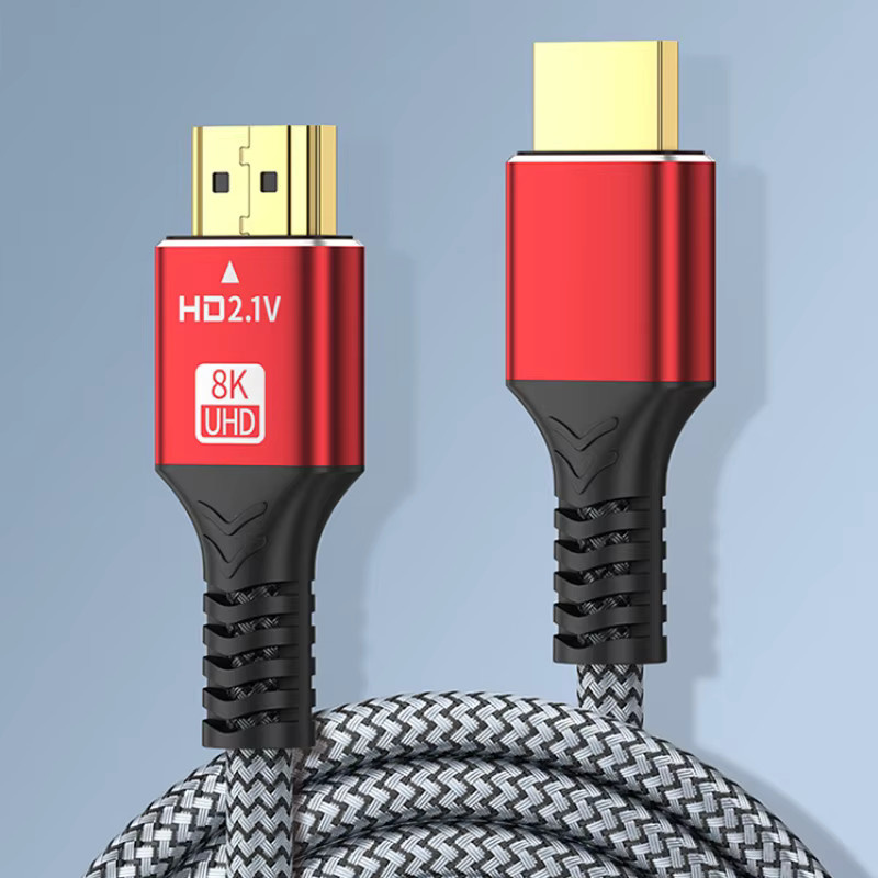 8K HDTV 2.1 HDMI Kabel 48Gbps mit eARC und Dolby Vision in Rot, kompatibel mit Xiaomi TV Box und PS5 - Bild 4