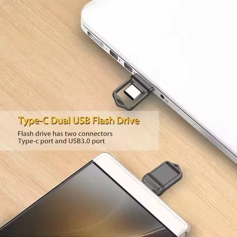 Lenovo USB-Stick 2TB mit USB 3.2 Typ-C OTG und Metallgehäuse als tragbarer Speicher - Bild 4
