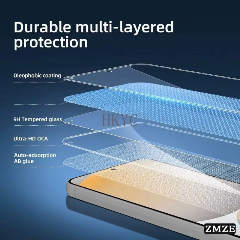 3er-Pack glänzende Displayschutzfolien für Xiaomi Poco X8 Pro Max, ultrahochauflösende Hartglasfolie, transparent - Bild 3