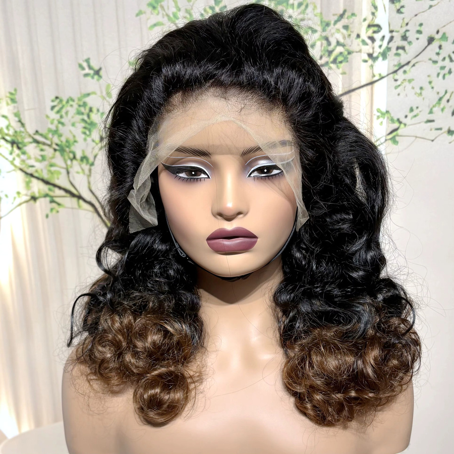 MISHELL Perücke, Body Wave, Schokoladenbraun, Damen - Bild 2