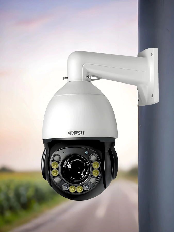 TVPSii PTZ IP-Kamera mit 8 MP 4K Auflösung, 90-fachem optischem Zoom, 360 Grad Rotation und Auto-Tracking in Weiß - Bild 4