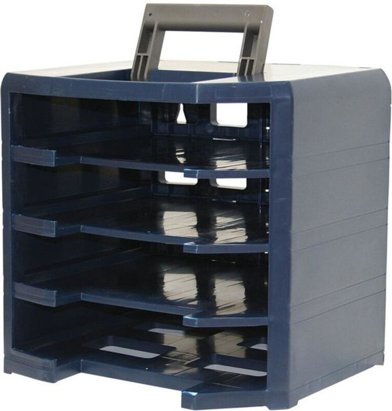 raaco Sortimentskastentresor HandyBoxx 5x5 blau leer - Bild 2