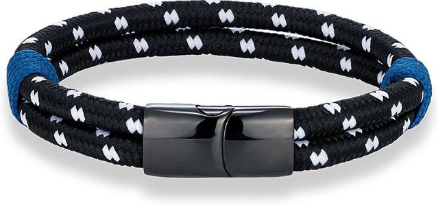 Armband Edelstahl, Schwarz, Unisex, 21cm - Bild 1