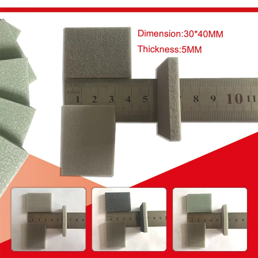 Vibratite Schleifschwamm-Set mit 20 Sandblock-Pads, Körnung 300–1500, sortiert, B: 30 mm x T: 40 mm, ideal zum Schleifen und Polieren von Metall, Holz und Trockenbau - Bild 3