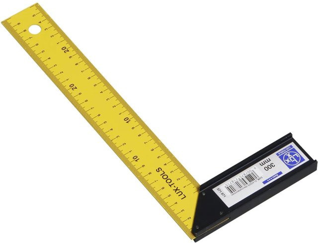 LUX-TOOLS Tischlerwinkel Classic Gelb, Breite: 30 cm - Bild 1