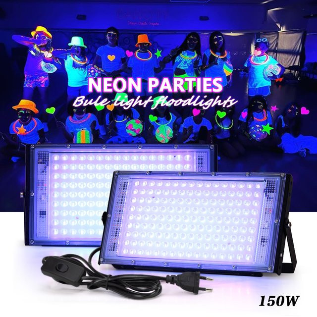 PARKSON LED UV-Flutlicht Schwarzlicht in Schwarz für Bühne und Party - Bild 1