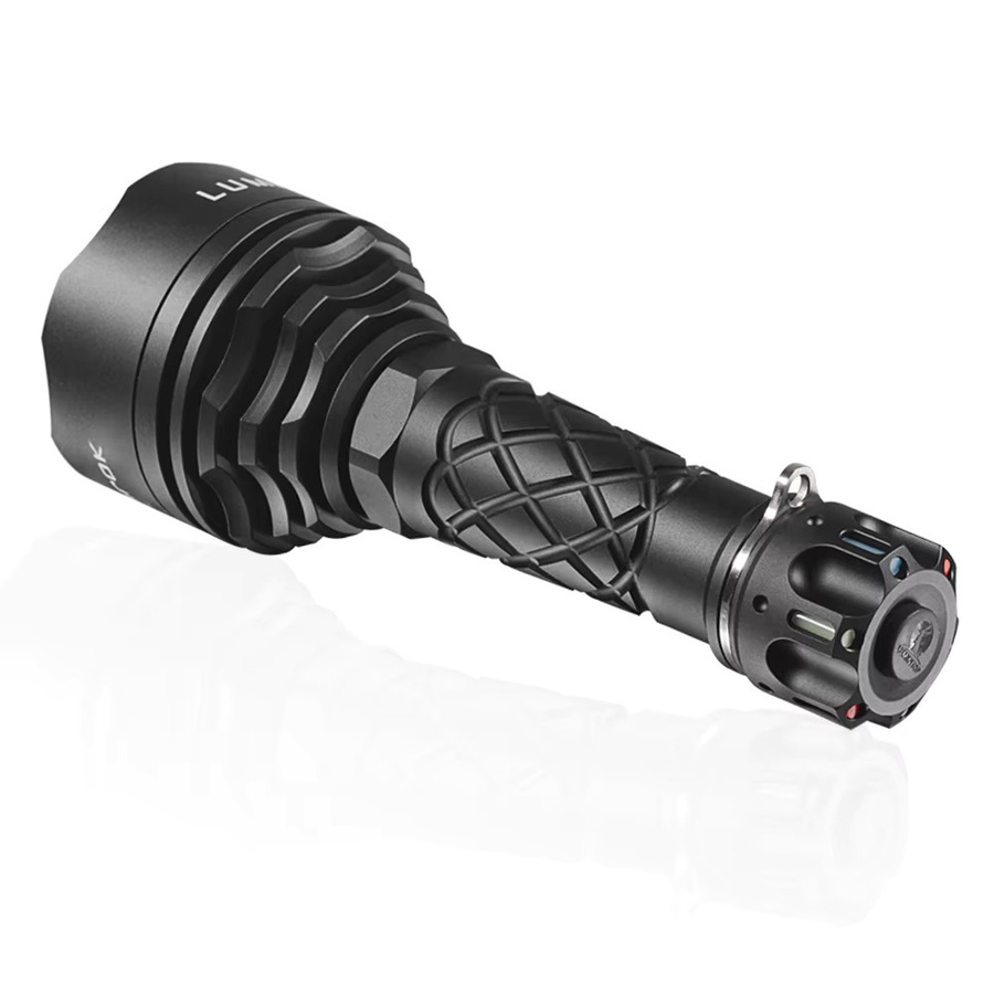 LUMINTOP THOR 3 Hochleistungs-LED-Taschenlampe mit LEP-Licht für Outdoor, Camping und EDC in Schwarz - Bild 2