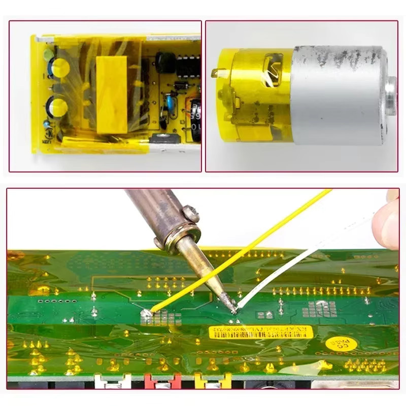 Hochtemperatur-Polyimid-BGA-Isolierband in Gelb für Elektroindustrie und 3D-Druck, Breite: 3 bis 100 mm - Bild 3
