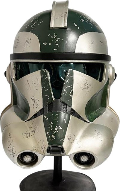 Beast Kingdom Cosplay Commander Grüner Helm, Maske, Harzmaterial, Fantasy - Bild 1