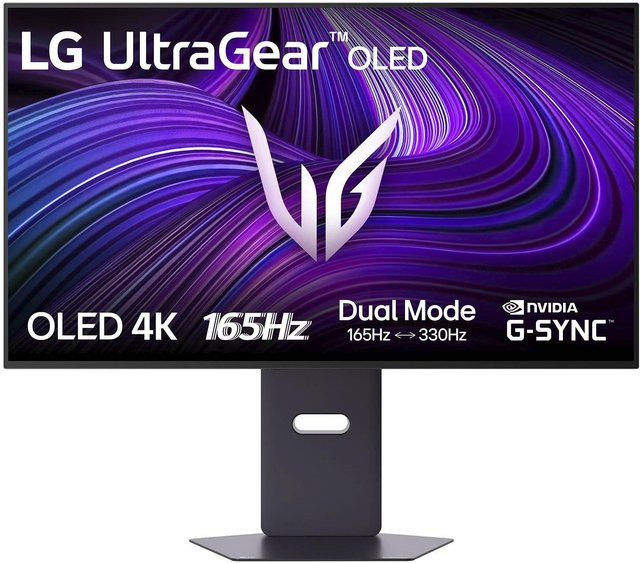 LG UltraGear 32GX850A-B OLED Gaming-Monitor, 32 Zoll, 4K Ultra HD, Schwarz - Bild 1