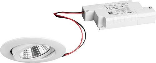Brumberg LED-Einbaustrahler rund in Weiß, dimmbar, 6W, Warmweiß, 3000K - Bild 1