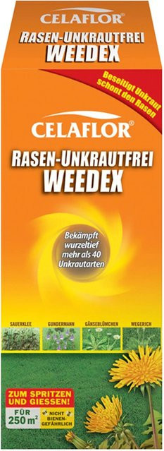 Celaflor Weedex Rasen-Unkrautfrei zur Entfernung von Unkräutern im Rasen, 250 ml - Bild 1