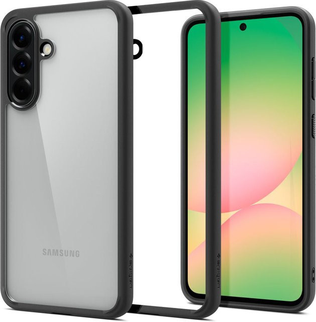 Spigen Ultra Hybrid Schutzhülle für Samsung Galaxy A56 in Mattschwarz und Transparent - Bild 1