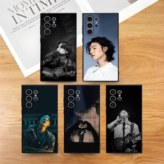 A-Agust D Yoongi S-Suga Handyhülle für Samsung Galaxy S21 S22 S23 S24 S25 FE Plus Ultra in Schwarz aus weichem TPU - Bild 1