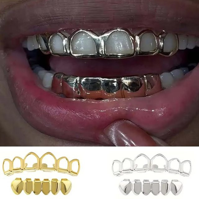 ZAKOL Zahnschmuck Set, Hip-Hop, Unisex - Bild 1