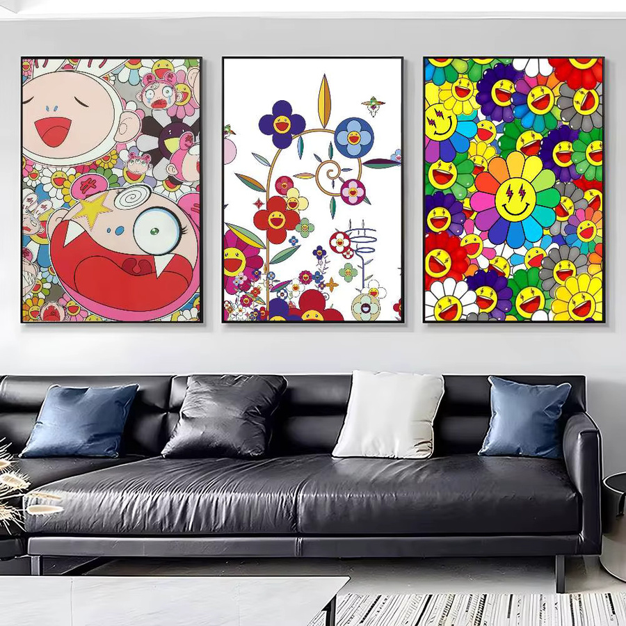 Takashi Murakami Japan Kunst Poster als ästhetischer Leinwanddruck in Multicolor für deine Wanddekoration - Bild 4