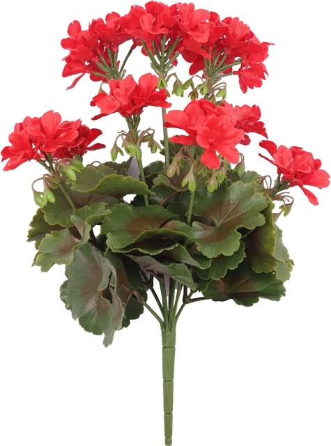 Künstliche Geranie Perla von artplants in Rot, Höhe: 40 cm - Bild 1