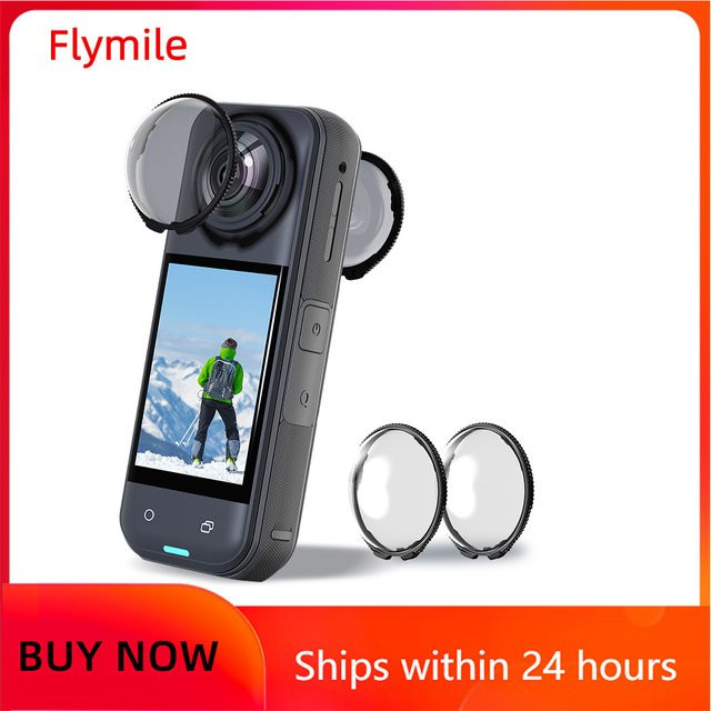 Flymile X5 Premium Objektivschutzkappe für Insta360 X5 in Transparent - Bild 1