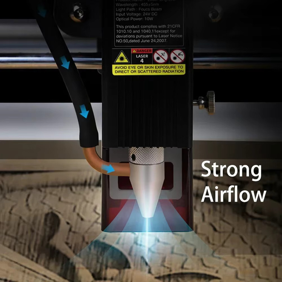 Creality CR-Laser Falcon 10W Air Assist Kit Upgrade-Zubehörpaket für saubere und geräuscharme Arbeitsergebnisse - Bild 4