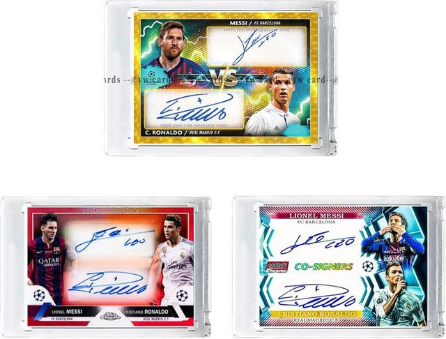 PANINI Gold Bewertungskarten Cristiano Ronaldo, Sammelbare Fußballkarten - Bild 1
