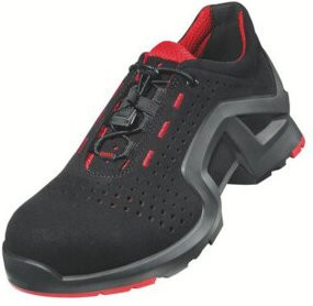 Uvex Halbschuhe Support S1 in Schwarz Rot Größe 42 Weite 10 - Bild 1