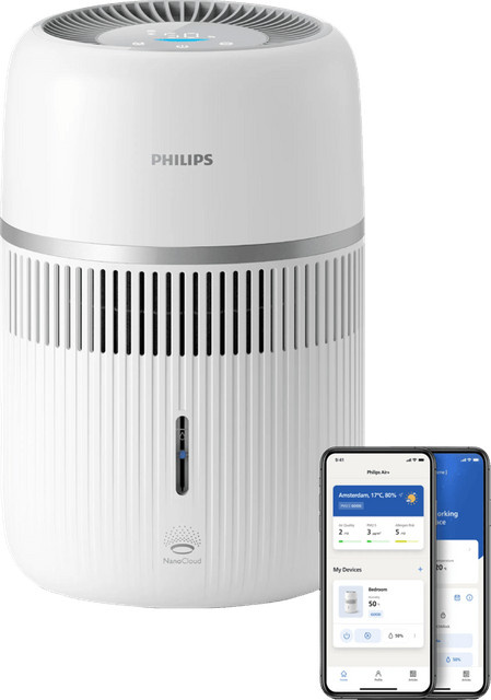 Philips 4000 Series HU4210/04 Luftbefeuchter in Weiß mit App-Steuerung und Hygrostat - Bild 1