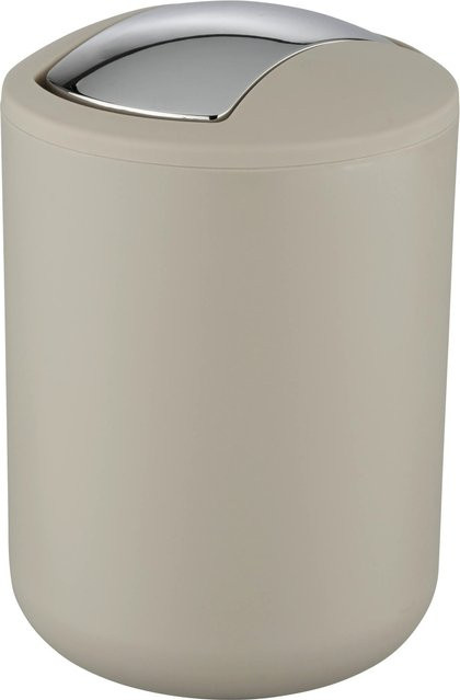 Wenko Schwingdeckeleimer Brasil 2 in Taupe/Beige - Bild 1
