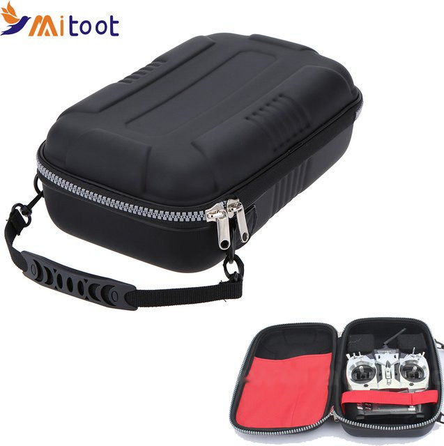 U-Angel-1988 Universal RC Sender Fernbedienung Tasche für Fly Sky FS-I6 FS-I6S FS-T6 und Radiolink, Schwarz, B/T/H: 33 x 23 x 14 cm - Bild 1