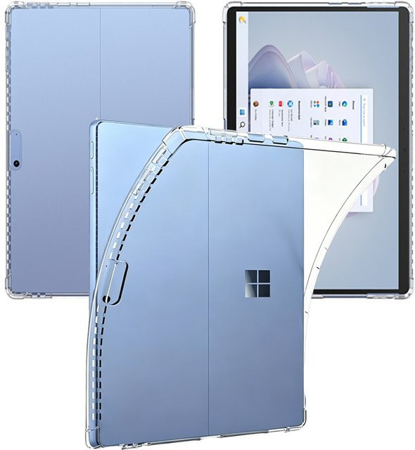 4er-Set stoßfeste Airbag-Schutzhüllen für Microsoft Surface Pro 4 5 6 7 Plus 8 9 10 11 12 mit transparenter TPU-Rückseite - Bild 1