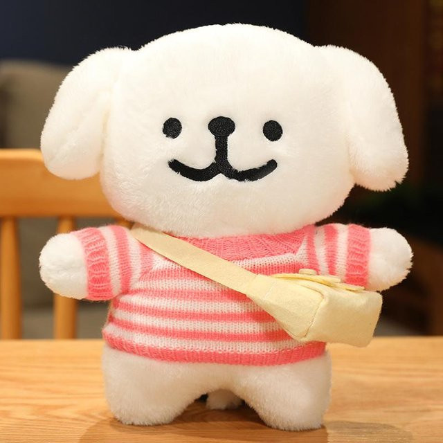 Yiran toy Malteser Hund Plüschtier, Weiß, Plüsch / Textil - Bild 1