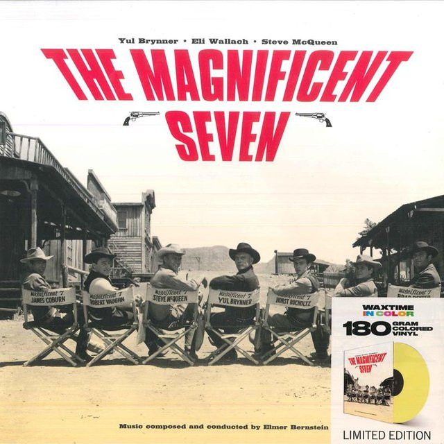 Die glorreichen Sieben von Elmer Bernstein, Vinyl/LP, WaxTime In Color, red - Bild 1