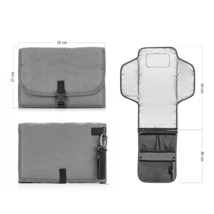 Reer Wickel-Kit Growing in Grau aus recyceltem PET-Material, faltbar - Bild 5