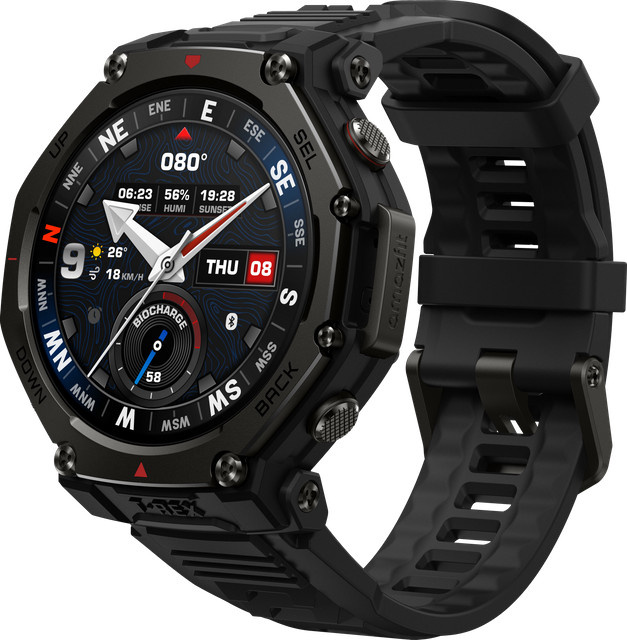 Amazfit T-Rex 3 Pro Smartwatch mit GPS und Bluetooth in Tactical Black, 48mm - Bild 1