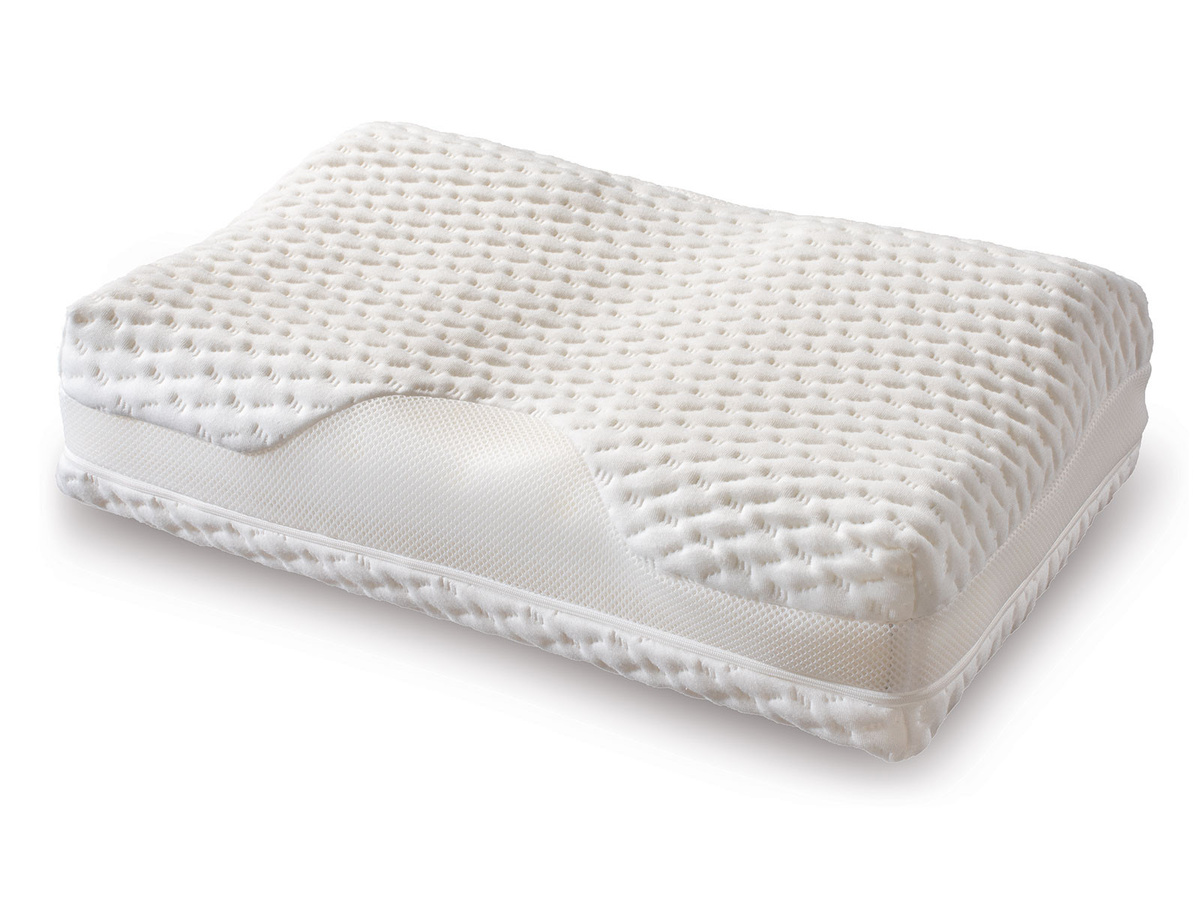 Kauffmann PRO-PIL-O Viscomed Memory Foam Kissen in Weiß mit abnehmbarem Bezug - Bild 1