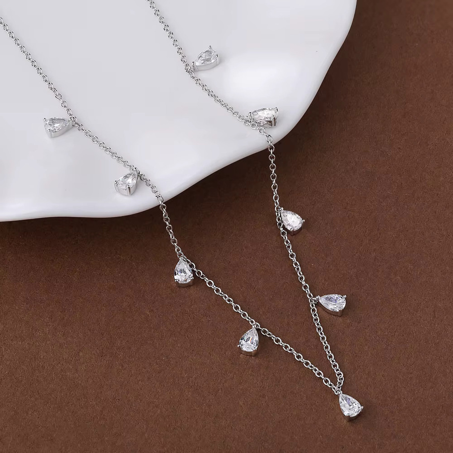 KUTPF Halskette, 925 Silber, Moissanit-Diamant, Damen - Bild 4