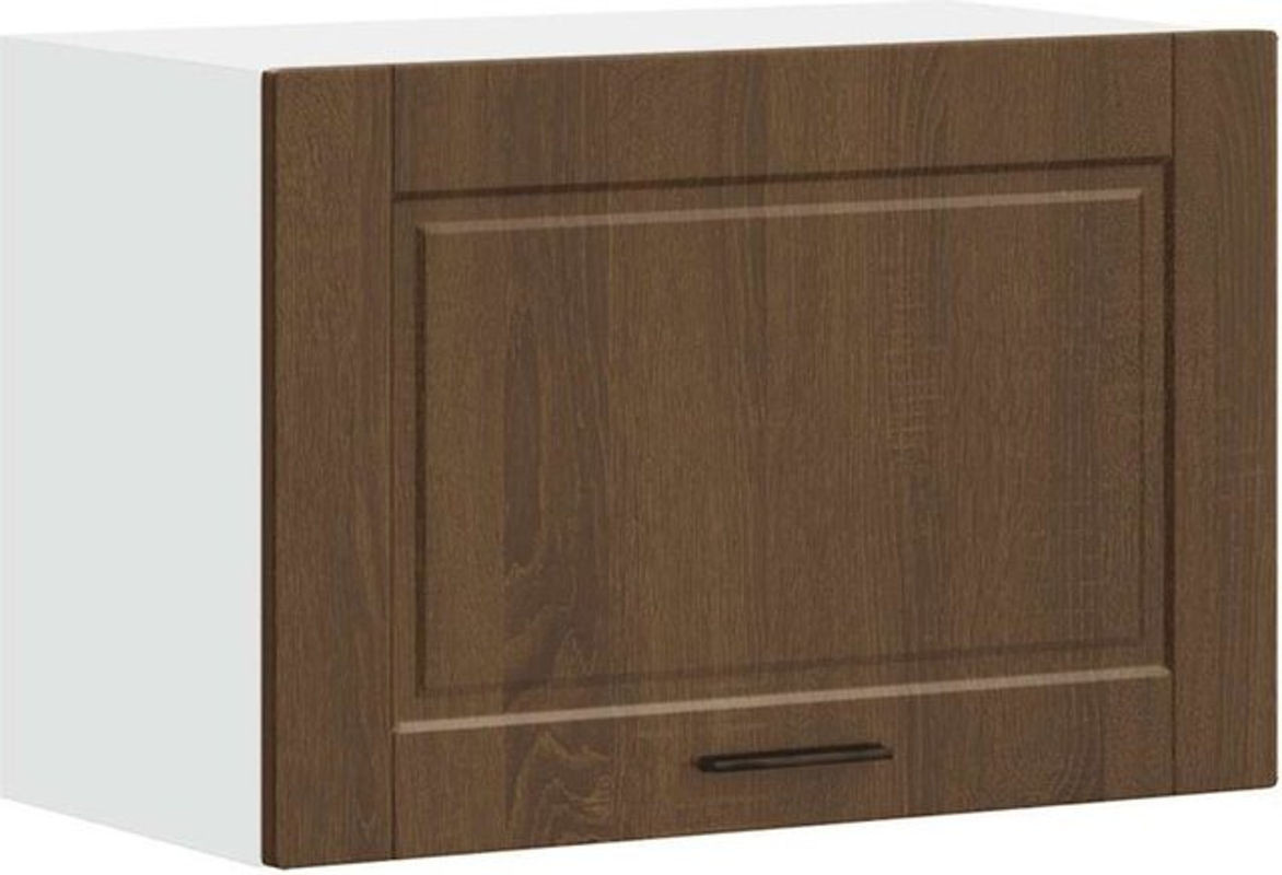 Küchen-Hängeschrank Porto von Vidaxl in Braun mit Eichen-Optik aus Holzwerkstoff im Landhausstil mit Drehtüren - Bild 1
