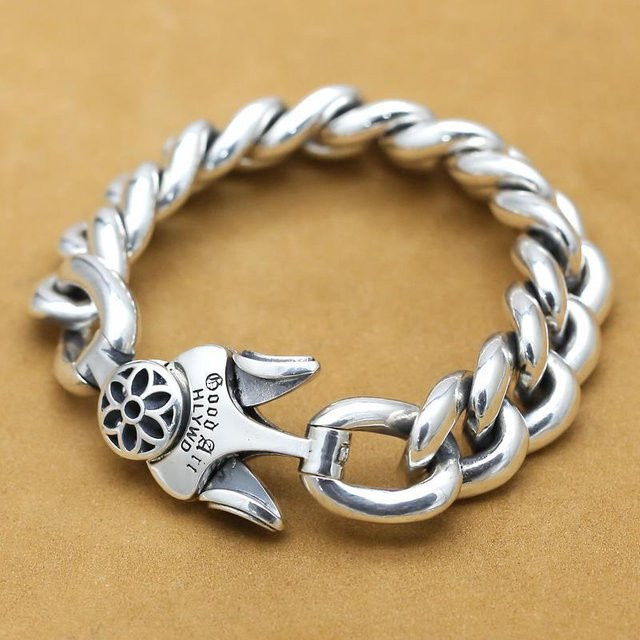 Wucifang Jewelry Armband, 925 Silber, Unisex, 18cm - Bild 1