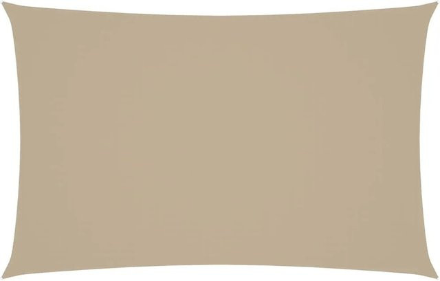 vidaXL Sonnensegel aus Oxford-Gewebe rechteckig in Beige, Breite: 8 m, Tiefe: 5 m - Bild 1