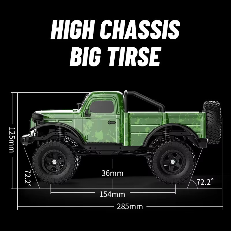 JIKEFUN Dodge Pickup Simulations-Kletterauto, Elektro-Truck, wasserdicht - Bild 4