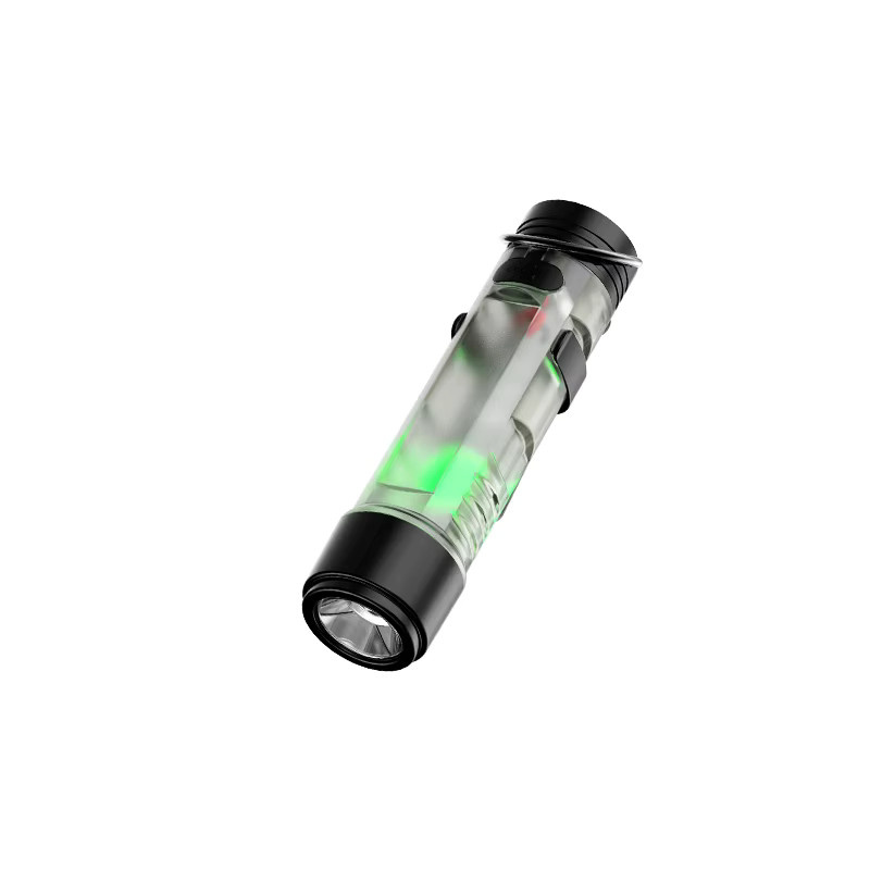 Multifunktionale Mini-Warnleuchte mit Blinkfunktion und Haken, tragbare Outdoor-Taschenlampe und Flutlicht in Schwarz - Bild 4