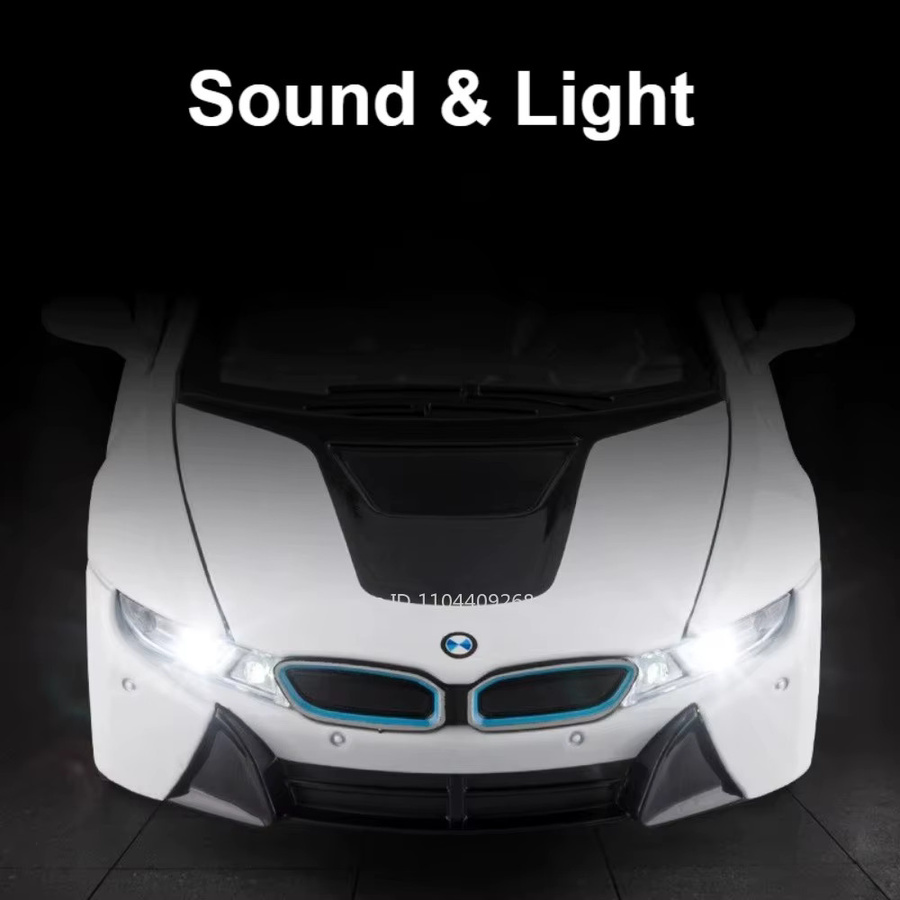 MAKEDA I8 mc20 Sportwagen Modell, Maßstab 1:22, Metall, mit Licht und Sound - Bild 4