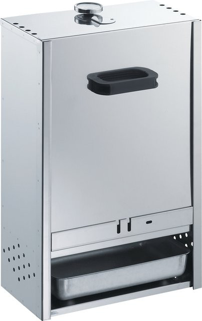 Peetz Edelstahl-Räucherofen 410 in Silber mit Schieber für ca. 9 Fische liegend oder hängend - Bild 1