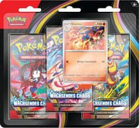 Pokémon-TCG Mega-Entwicklung Wachsendes Chaos Drei-Boosterpacks im Blister Sammelkarten - Bild 1