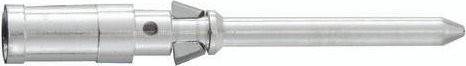 HARTING Crimpkontakt 09150006107 aus Messing in Silber - Bild 1