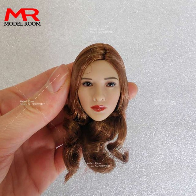 MAK Asian Beauty Head Sculpt, 1/6 Maßstab, braun, Actionfigur Kopfmodell - Bild 1