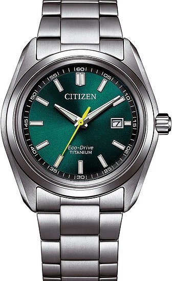 Citizen Armbanduhr, Solar, Titan, Grün, 40 mm, Herren - Bild 1