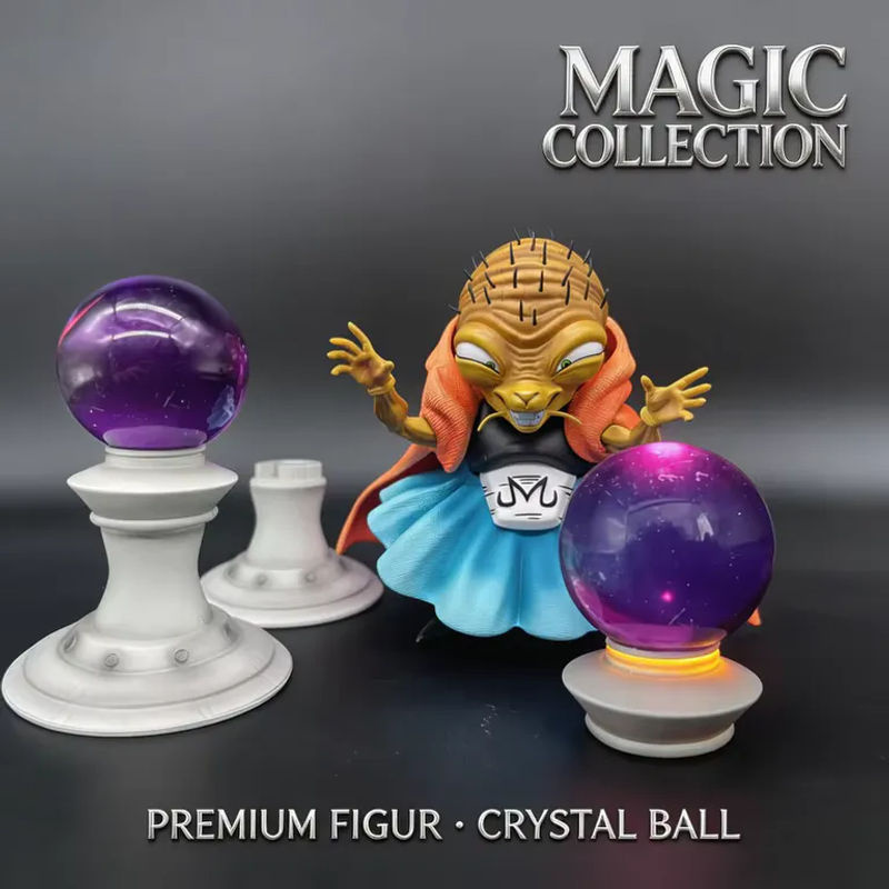 Bandai Dragon Ball Babidi Zauberer Actionfigur aus PVC mit leuchtender Kugel, mehrfarbig, Höhe: 16 cm - Bild 2