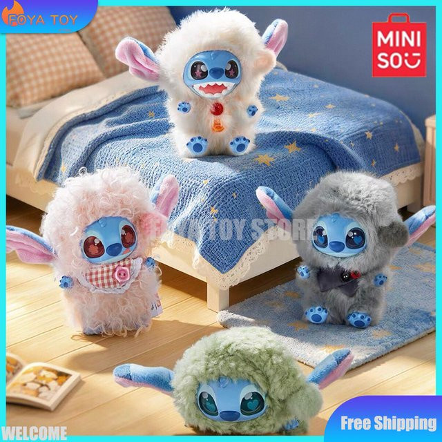 MINISO Stitch Five More Minutes Of Sleep Serie, Plüsch-Anhänger, Mystery Box - Bild 1